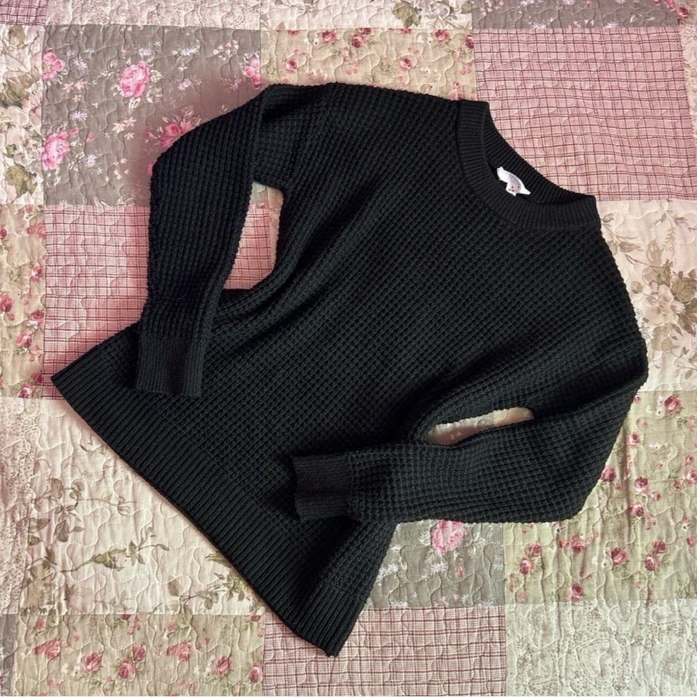Dark Black Knit Sweater NWOT